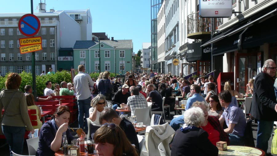 Các quán cà phê có mặt ở khắp Reykjavik, Iceland. Ảnh: CNN