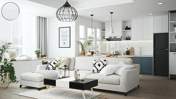 Không chỉ sở hữu penthouse, xế hộp Limousine cùng nhiều xe sang mà Hoa hậu Thu Hoài còn có căn hộ ở TP Hồ Chí Minh. Mới đây, người đẹp đã rao bán căn hộ rộng 69.4 m2 khi ở được 1 năm. Căn hộ gồm 1 phòng khách, 1 phòng ngủ, 1 toilet, bếp. Gam màu chủ đạo của căn hộ là màu trắng, nội thất hiệu đại. Hiện tại, Thu Hoài đang rao bán căn hộ với giá 3,2 tỉ đồng. Không gian phòng khách bên trong căn hộ Hoa hậu Thu Hoài đang rao bán.