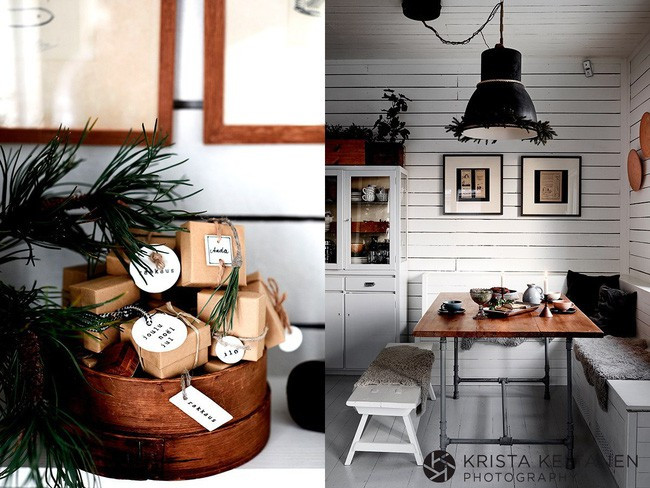 Cách gói quà cho mùa Giáng sinh an lành cực độc đáo.