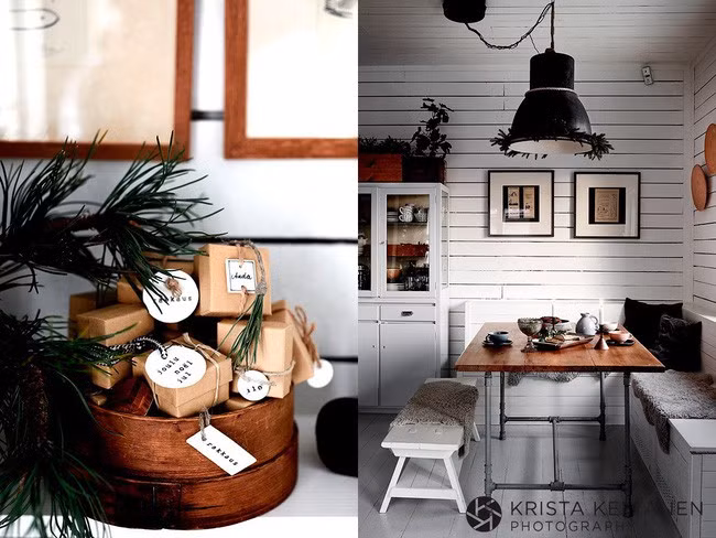 Cách gói quà cho mùa Giáng sinh an lành cực độc đáo.