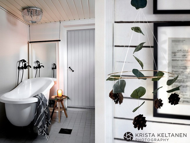 Một chút nến ấm áp, một chút lá trang trí cho một mùa Noel mới.