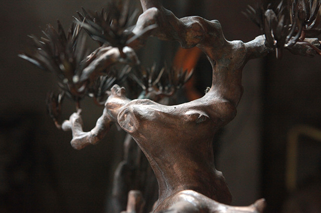 Tất cả các công đoạn tạo ra cây tùng bonsai đều làm thủ công nên giá cũng hơi cao, từ 70 – 85 triệu đồng. "Đây là tác phẩm đầu tay và duy nhất ở Việt Nam nên tôi muốn phải thật đẹp," chủ nhân của tác phẩm cho hay.