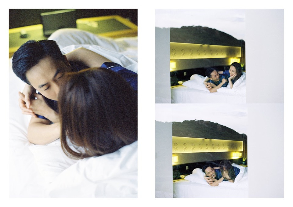 Hiện vợ chồng Cường Đô la và Đàm Thu Trang đang đi hưởng tuần trăng mật ở một resort đẳng cấp 6 sao tại Việt Nam. Dù vậy, cặp đôi vẫn tranh thủ đăng tải trọn bộ ảnh cưới, khoe khoảnh khắc ngọt ngào nhất kèm loạt câu nói ngôn tình dành cho nhau. Đặc biệt, khoảnh khắc cặp đôi tình tứ trên giường khiến người hâm mộ phấn khích.