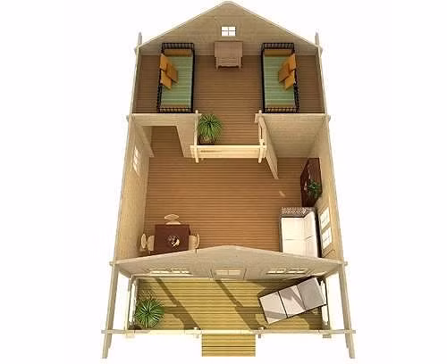 Sơ đồ chỉ dẫn lắp ghép nhà.