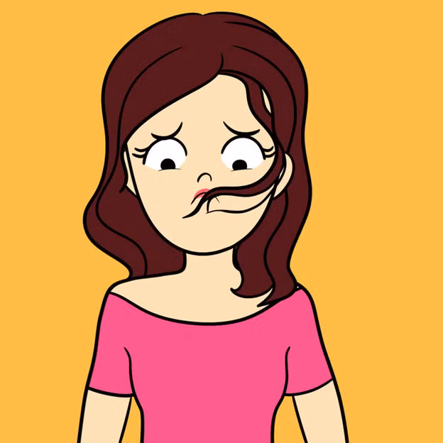 Tóc liên tục vướng vào đôi môi mới thoa son bóng cũng là một vấn đề khó ưa.