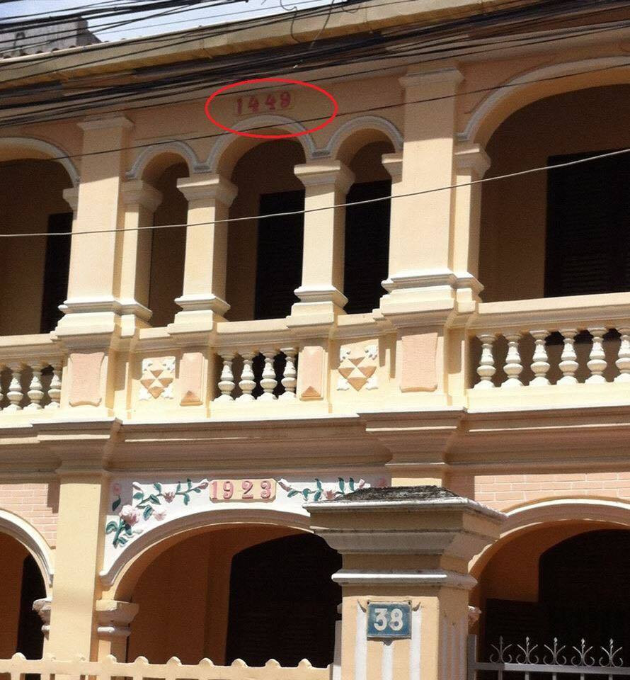 Bi an con so 1449 tren mat tien ngoi nha co tai Phan Thiet