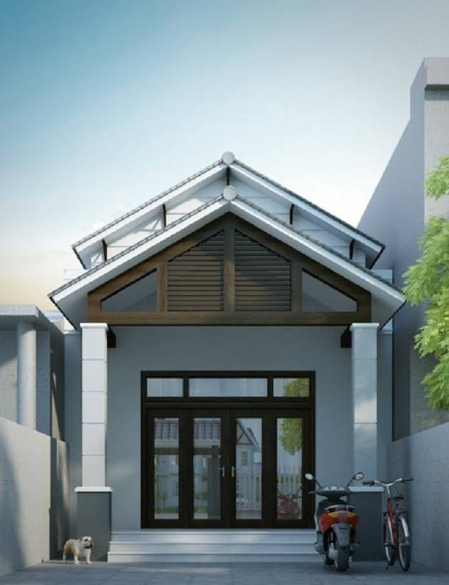 Với diện tích đất hạn hẹp ở những thành phố lớn, các gia đình cũng có thể lựa chọn mẫu nhà cấp 4 có gác lửng 3 phòng ngủ, vừa vặn với diện tích xây dựng mà vẫn đầy đủ tiện nghi.