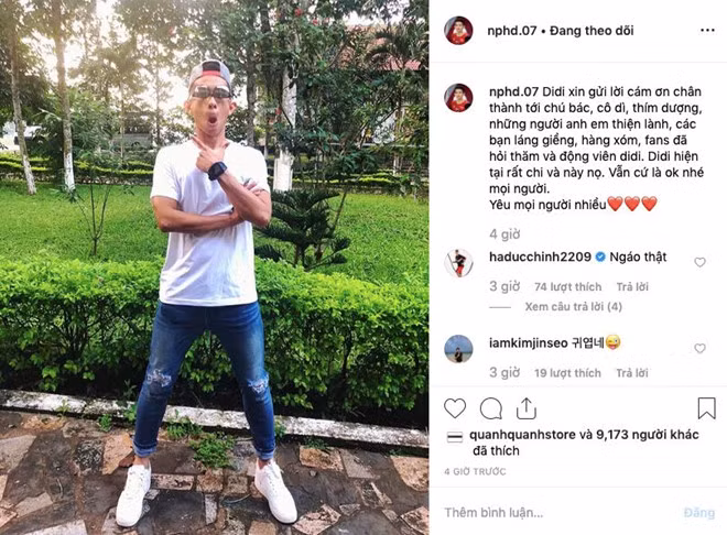 Hong Duy tran an fan sau chan thuong bang loat anh 