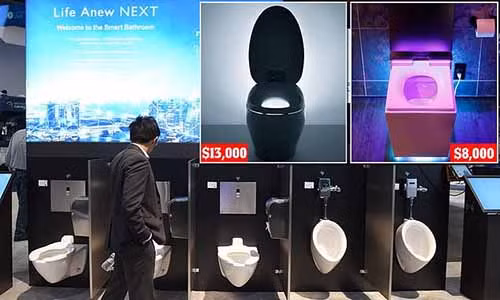 Choang ngop voi the gioi bon cau ve sinh thong minh o CES 2019