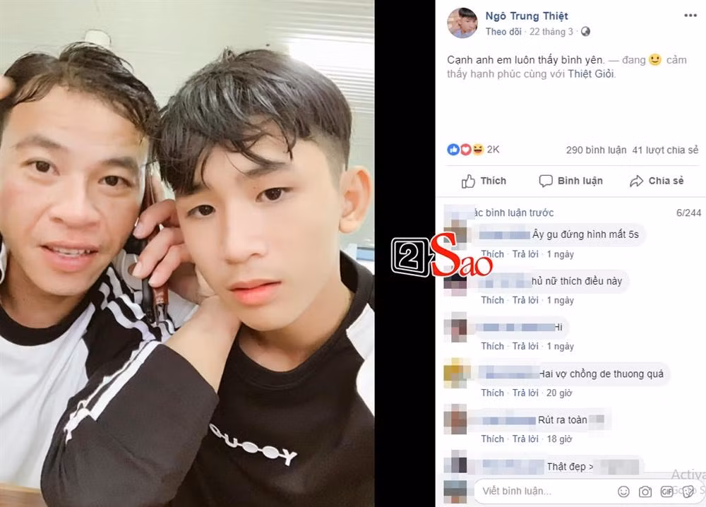 Cap dong tinh 'chu - chau' khien nhieu nguoi gato voi nhung status cuc tinh-Hinh-3