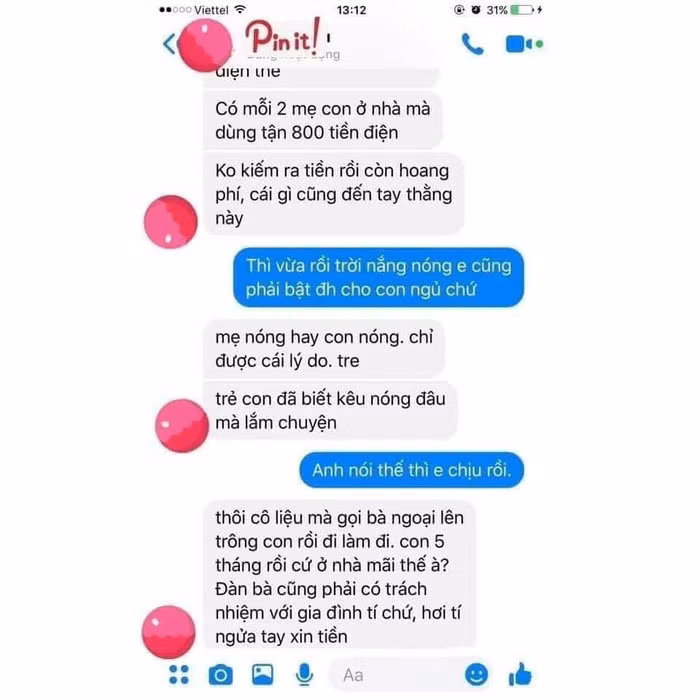 Day song chong noi gian ki keo vi vo con dung het 800k tien dien