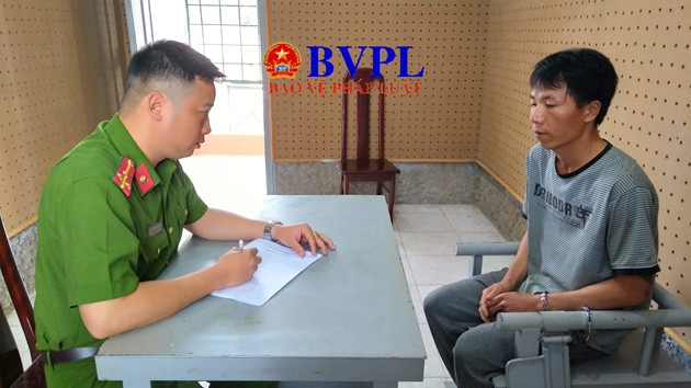 Đối tượng Lường Văn Hùng kêu khó ngủ mặc dù hắn ngáy o o.