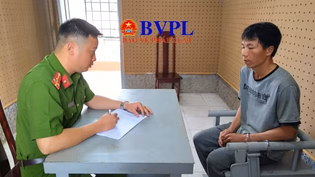 Đối tượng Lường Văn Hùng kêu khó ngủ mặc dù hắn ngáy o o.