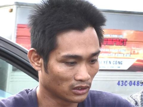 Hời đã bị bắt giữ sau khi thú tội sát hại con. Ảnh: Dân Việt