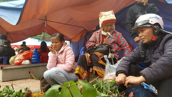 Anh Nguyễn Mạnh Tuân, một khách hành hương đến từ Thái Bình cho biết: Năm ngoái tôi cũng đi lễ chùa tại đây và mua được quả dứa rừng và chuối rừng của người Dao bày bán để ngâm rượu chữa bệnh. Năm nay tôi cùng gia đình quay lại đây dâng lễ cầu may và tìm mua nhiều loại cây thuốc đặc biệt của người Dao ở đây.