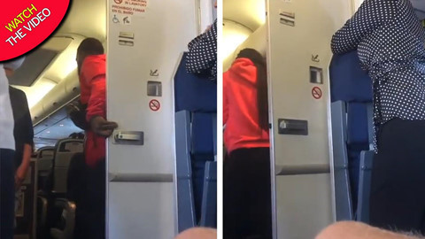 Quan hệ tình dục trong nhà vệ sinh: Vài ngày qua, báo chí Mỹ xôn xao với vụ một cặp tình nhân bị phát hiện quan hệ tình dục trong nhà vệ sinh trên máy bay của hãng United Airlines (Mỹ). Đoạn video quay cảnh hai người rời nhà vệ sinh gây "bão" trên mạng xã hội Instagram. Ảnh: Instagram