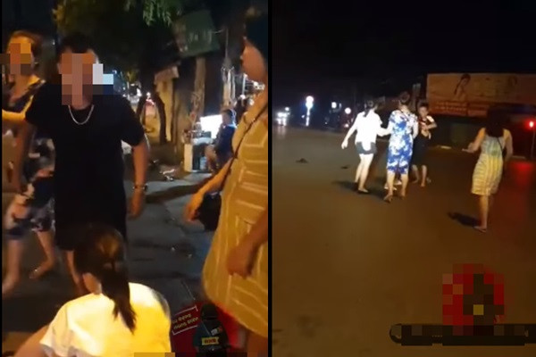 Chong tre bat ngo dung xe giua duong roi gao thet, xo nga vo