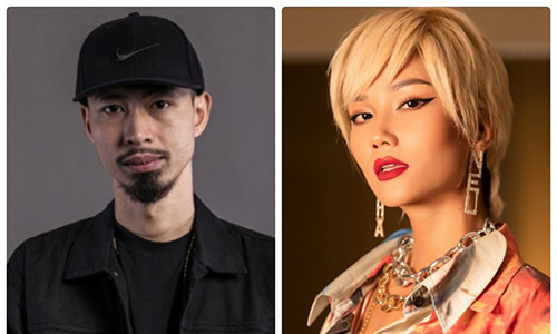 Hoa hau H'Hen Nie va rapper Den Vau vuong nghi an hen ho