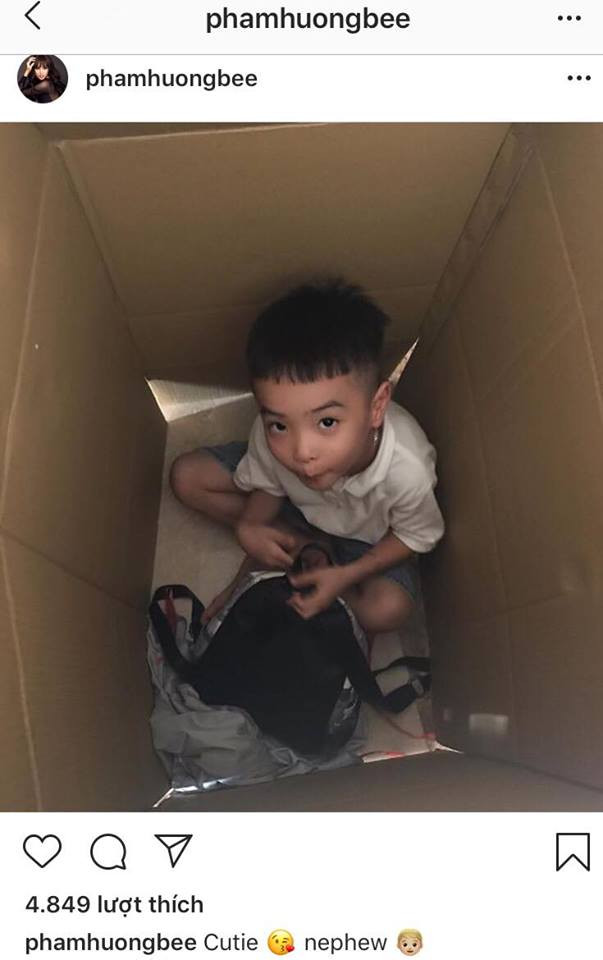 Pham Huong bat ngo khoe be trai dang yeu sau tin don sinh con tai My