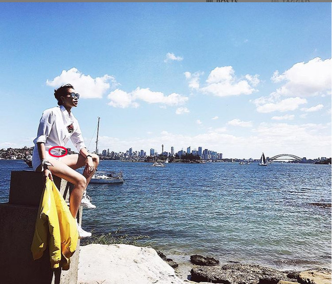 Pham Huong lo vong eo ngan mo, xo xe sau tin don da sinh con