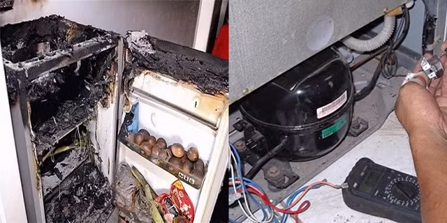 Diem mat do dung nhu bom no cham trong nha