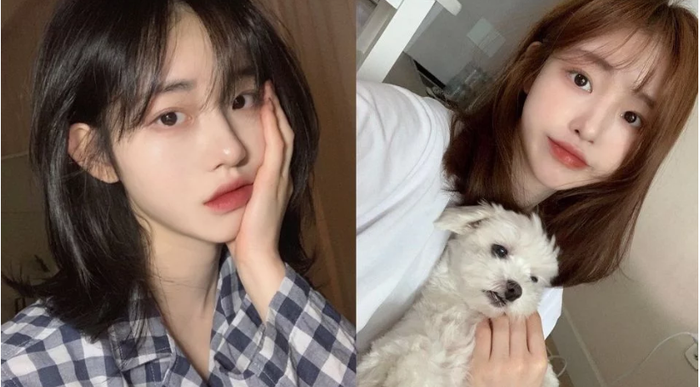 Diện mái tóc ngang vai được uốn cong hình chữ C, bạn gái trông sẽ giảm tuổi thấy rõ. Đây là kiểu tóc tuyệt xinh, không kén gương mặt lại dễ dàng kết hợp với các gu quần áo khác nhau.