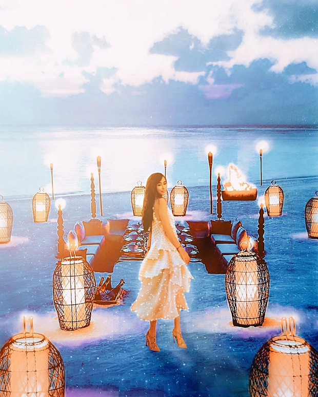 Và chỉ cần vào trang cá nhân của Mina Phạm (vợ hai Minh Nhựa), ai cũng phải xuýt xoa vì những hình ảnh đẹp lung linh. Sang chảnh là thế nhưng đôi khi những bức ảnh đó lại bị "chỉnh" hơi quá tay khiến người nhìn như được lạc vào "tiên cảnh".