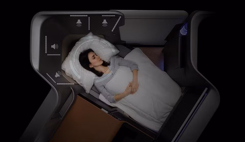 Trong hạng mục phần cứng tiện nghi, một trong những đề cử thuộc về Panasonic cho ghế hạng thương gia kiểm soát âm thanh, giúp loại bỏ tiếng ồn không mong muốn và hành khách có thể tự chọn các nền nhạc êm dịu như tiếng chim khác nhau.