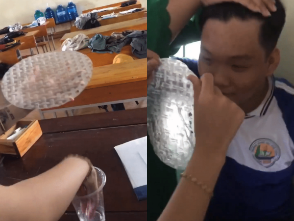 Teen che mat na duong da bang banh da khien dan mang cuoi bo