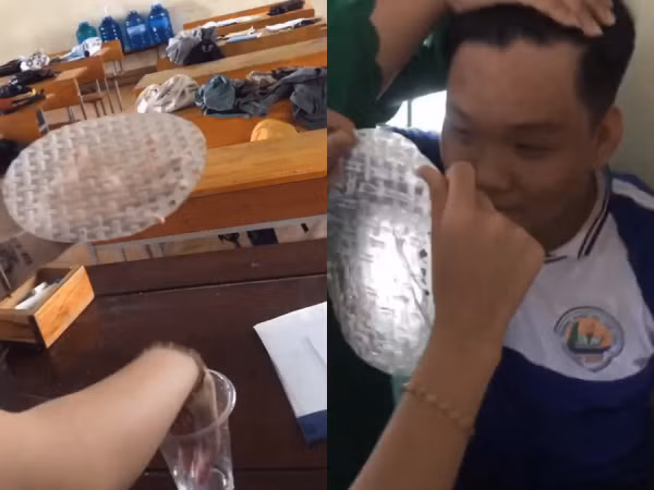 Teen che mat na duong da bang banh da khien dan mang cuoi bo