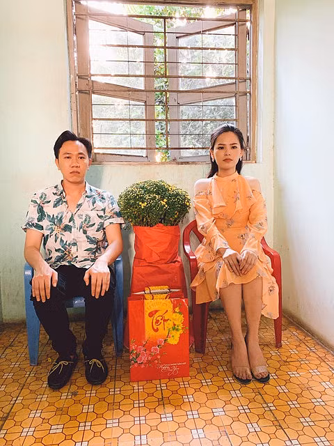 Lo gia the khung cua nguoi yeu xinh dep dien vien Anh Duc