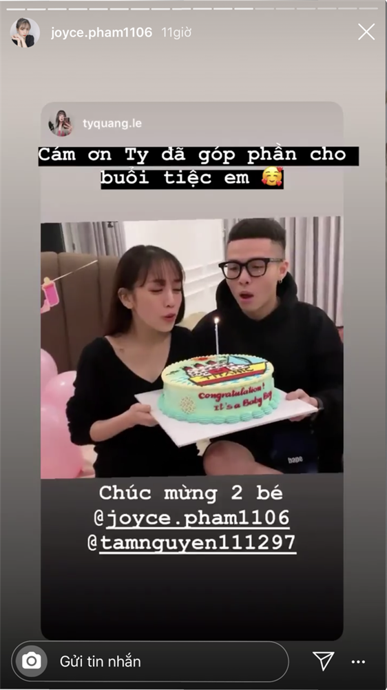 Con gai Minh Nhua to chuc tiec doan gioi tinh thai nhi dac biet-Hinh-2