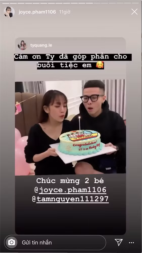 Con gai Minh Nhua to chuc tiec doan gioi tinh thai nhi dac biet-Hinh-2