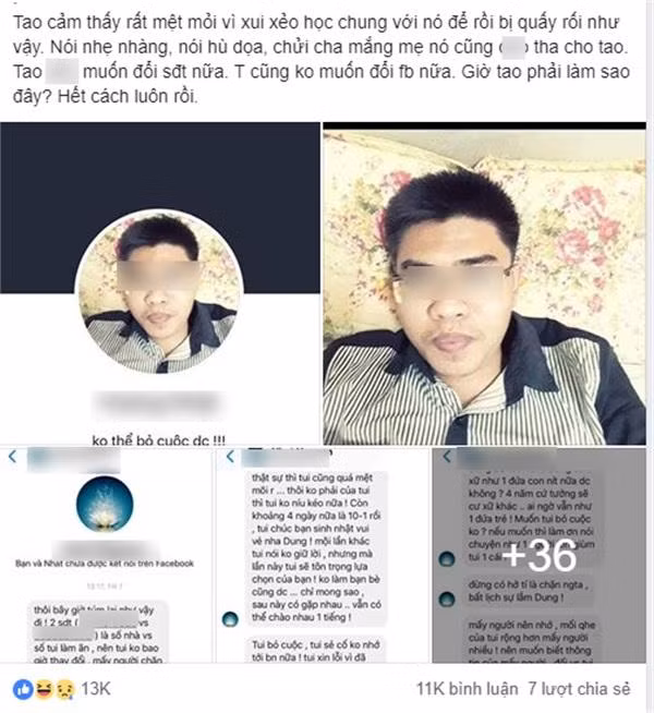 Co gai so hai khi gap phai 'bien thai' la ban hoc