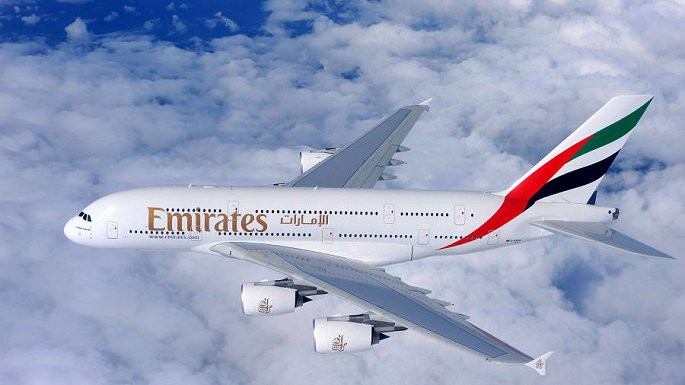 6. Emirates (Ảnh: CNN) Hãng hàng không cao cấp Emirates xếp thứ 6 trong danh sách và thống trị khu vực Trung Đông.