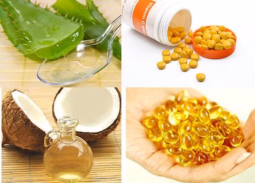 Da trang len ro ret chi voi hon hop vitamin E don gian nay