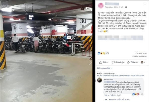 Chia tay nguoi yeu dai gia vi di xem phim con bat 'share' tien bong nuoc