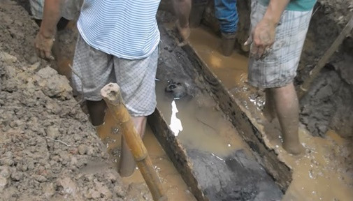 Nhieu nguoi dan tu y khai quat mo, tu xung danh Trang Trinh