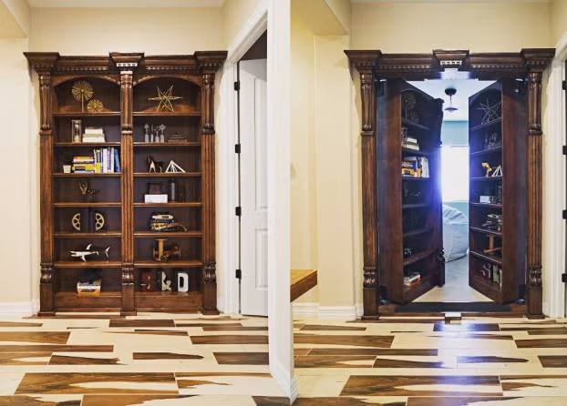 Nếu là fan phim võ hiệp, chắc bạn quá quen với những cánh cửa dẫn đến căn phòng bí mật và rất thích thú với nó rồi. Vậy tại sao không tạo ra một cánh cửa như thế trong căn nhà của mình nhỉ?