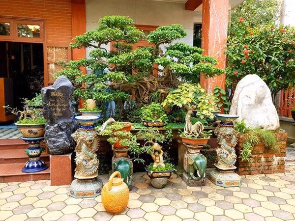 Thậm chí, vợ chồng Văn Anh còn có cả một hồ nhỏ nuôi cá ngay trong khuôn viên. Nhìn nơi ở của hai vợ chồng chẳng khác nào khu nghỉ dưỡngBao quanh căn biệt thự không chỉ có sân vườn mà còn có một dòng suối nhỏ chảy róc rách. Hai bên con suối này là những chậu cây cảnh với đầy đủ kiểu dáng, chủng loại khác nhau.