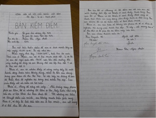 Ban kiem diem 'sac mui' van chuong cua nu sinh lop 12