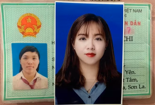 Năm 2009, khi đi làm chứng minh nhân dân, thợ ảnh yêu cầu Dương Linh Chi vén hết tóc để thấy tai, trán, mặt mộc. Từ đó, cô gái có bức ảnh thẻ "để đời". Nhiều năm sau, ngoại hình của Linh Chi thay đổi nhiều nhờ giảm cân, biết trang điểm và "ăn diện" hơn. "Có lần đi khám ở bệnh viện, nhân viên nhìn ảnh chứng minh thư rồi nhìn ảnh thẻ hiện tại của mình và cười. Thậm chí, họ còn kêu những người bên cạnh xác nhận nữa", Linh Chi nói. Ảnh: Dương Linh Chi.