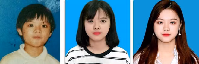 Thanh Hương (23 tuổi, Nam Định) nói hồi nhỏ mình trông như con trai vì thường xuyên để "tóc Mỹ Linh". Cô gái càng lớn càng trổ nét xinh đẹp và màn dậy thì càng thành công hơn khi cô để tóc dài nữ tính. Ảnh: Ngô Trần Thanh Hương.