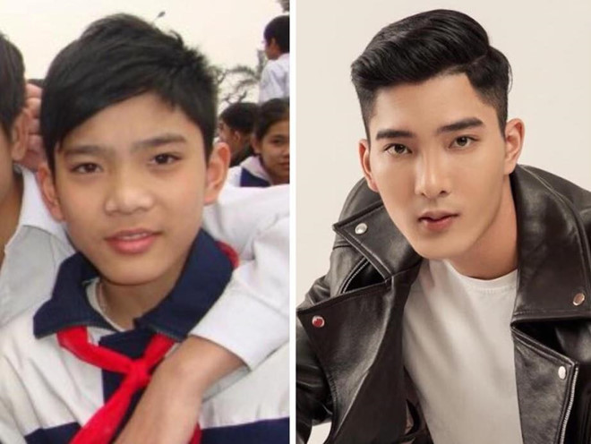 Cũng khoe ảnh ngày ấy và bây giờ, 2 chàng trai được dân mạng xếp vào team "đẹp trai từ bé đến lớn". Ảnh: Phương Nam, Trần Nhật Đức.