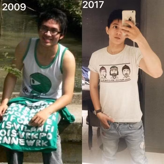 Anh chàng thư sinh, ngố tàu ngày nào nay đã "trưởng thành" với vẻ ngoài đầy thu hút với gương mặt cực nam tính, điển trai. (Ảnh: Nguyên Vi)