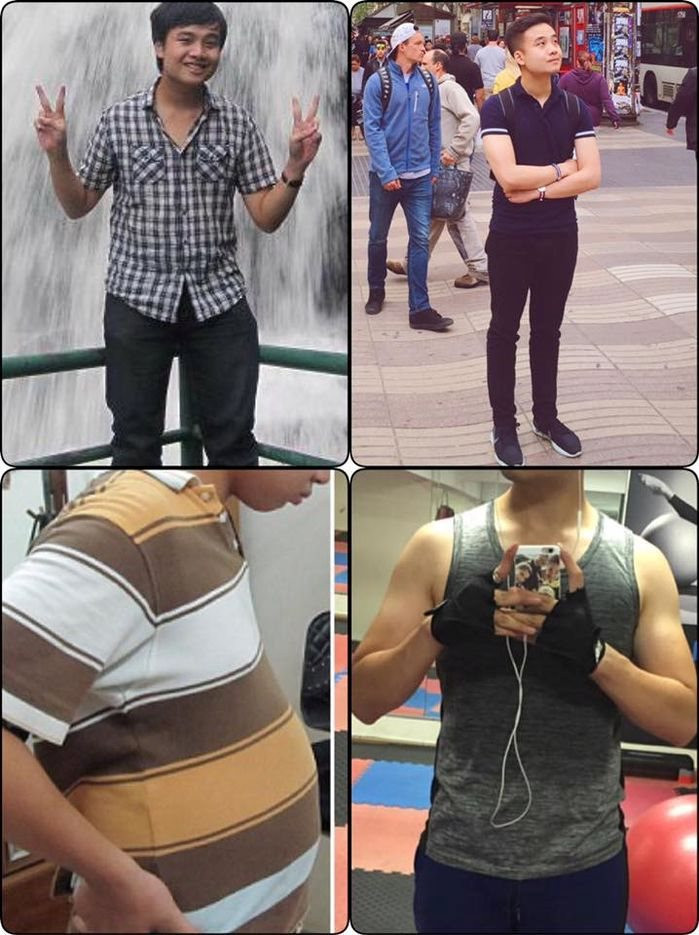 Đây chính là màn dậy thì thành công nhất từ gương mặt cho tới thân hình. Thời gian làm thay đổi diện mạo bên ngoài nhưng quyết tâm luyện tập để cải thiện sắc vóc của bản thân là một điều đáng khen ngợi quá phải không nào! (Ảnh: Thịnh Joey)