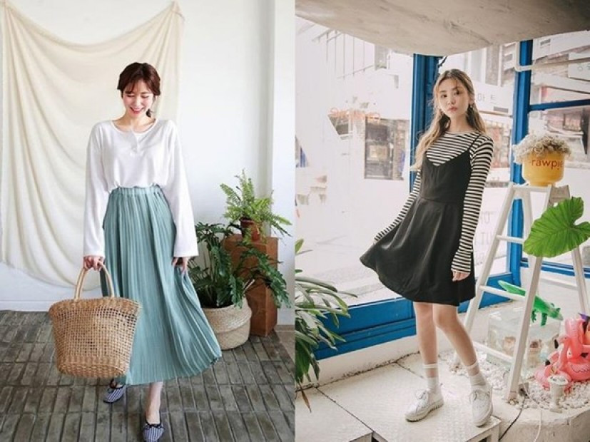 6. Váy/chân váy xòe Có lẽ đây là trang phục có số lượng áp đảo trong tủ quần áo của bạn, nhưng Đẹp Online vẫn muốn đề cập tới, bởi váy thực sự là trang phục không thể thiếu của mùa Hè. Một chiếc váy xanh “mát mắt," chất liệu nhẹ và thoáng, kiểu cách đơn giản nhưng không bao giờ lỗi mốt, bạn đã có chưa?