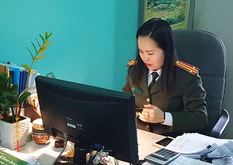 Nu dieu tra vien duy nhat trong chuyen an danh bac nghin ty