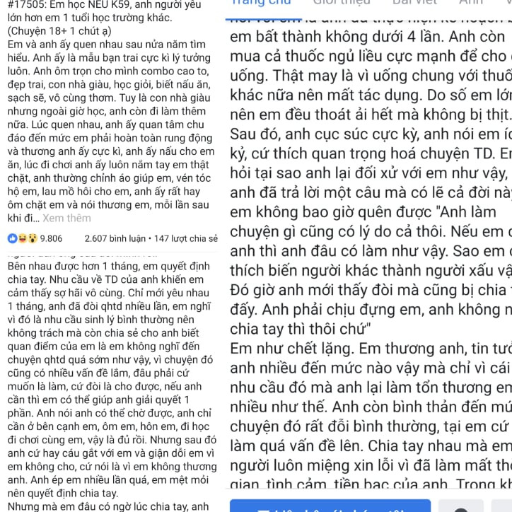 Ban gai chia tay nguoi yeu 