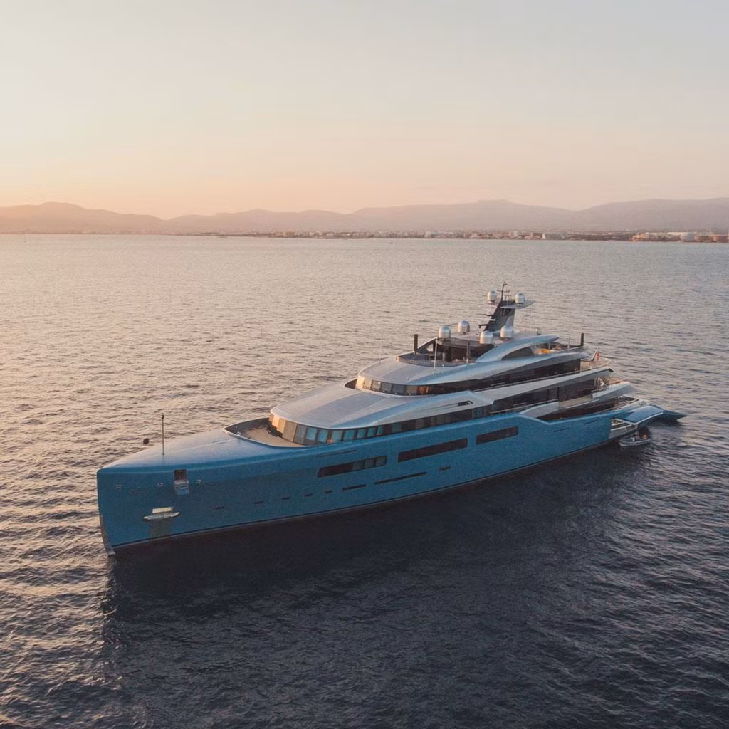 Ra mắt vào tháng 1/2017, Aviva xếp thứ 57 trong danh sách những du thuyền lớn nhất thế giới. Ngôi nhà của tỷ phú Joe Lewis, cổ đông lớn của câu lạc bộ Tottenham Hotspur nặng khoảng 4.200 tấn, dài hơn 98 m và đạt tốc độ tối đa 20 hải lý/giờ. Con thuyền được sản xuất bởi hãng Abeking & Rasmussen (Đức). Ảnh: Yachtharbour.